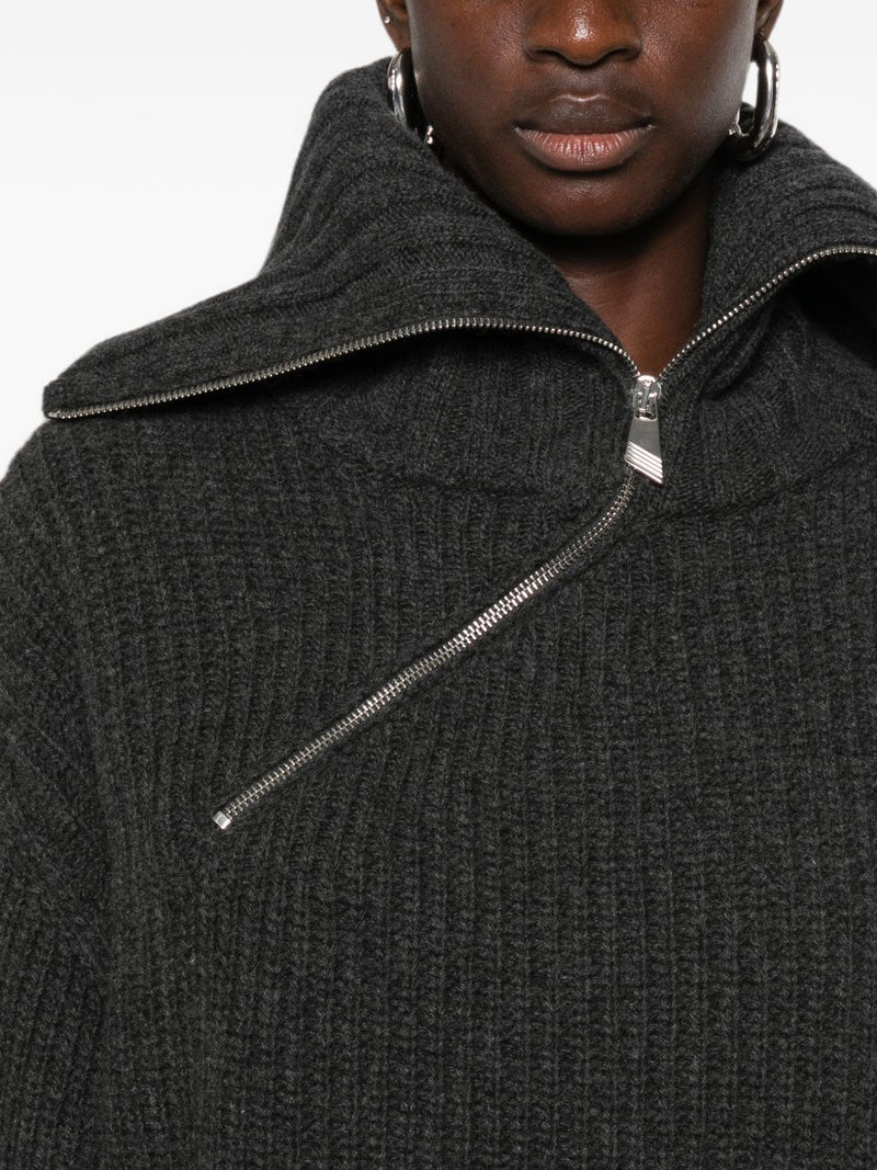 The Attico THE ATTICO Sweaters DARK GREY