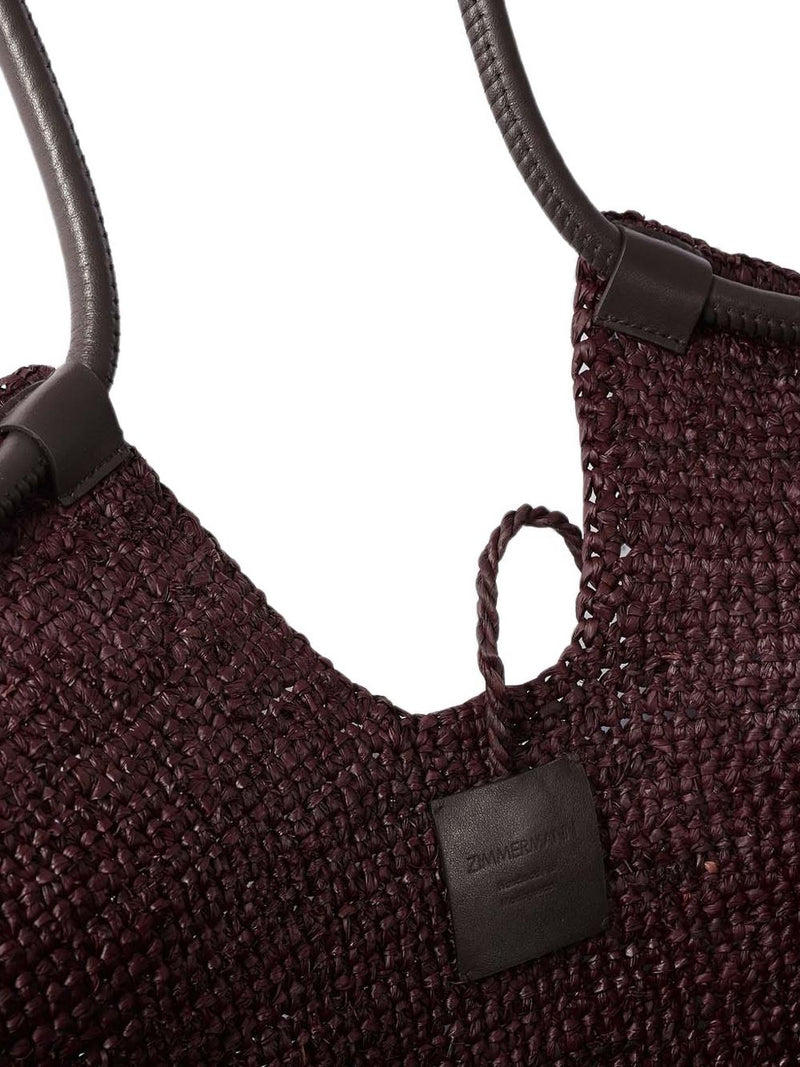 Zimmermann Zimmermann Woven Ruffle Tote