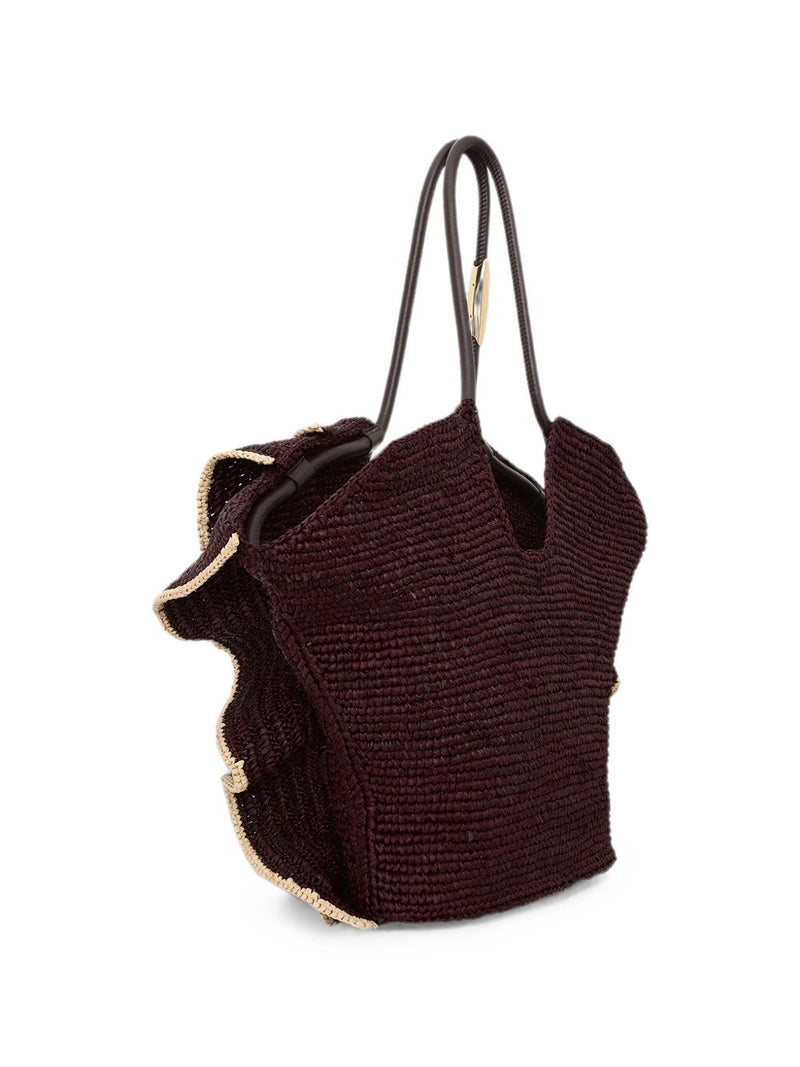Zimmermann Zimmermann Woven Ruffle Tote