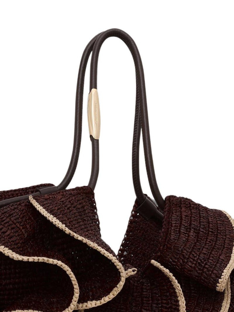 Zimmermann Zimmermann Woven Ruffle Tote