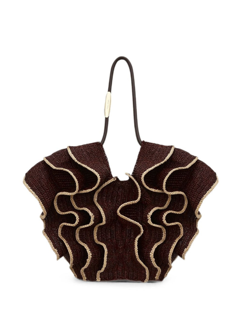 Zimmermann Zimmermann Woven Ruffle Tote