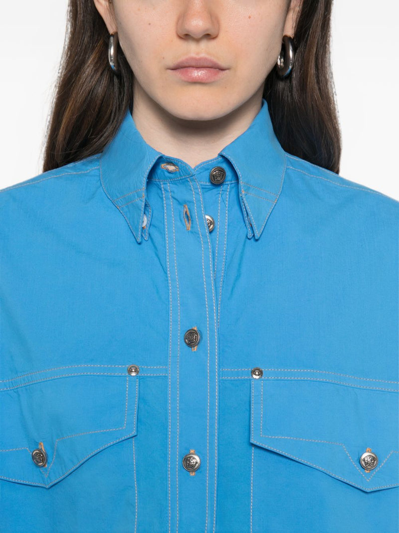 Versace Versace Shirts LIGHT BLUE