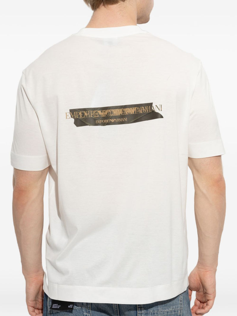 Emporio Armani Emporio Armani T-shirts and Polos WHITE