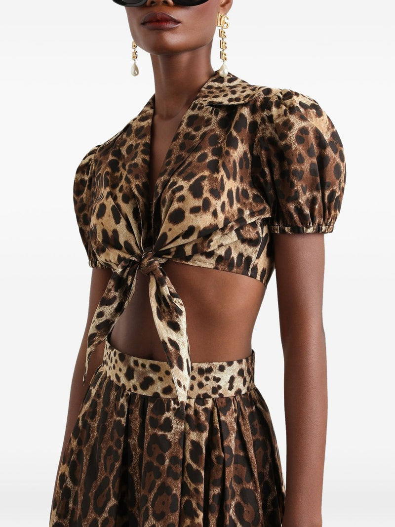 Dolce & Gabbana Dolce & Gabbana Shirts LEOPARD PRINT