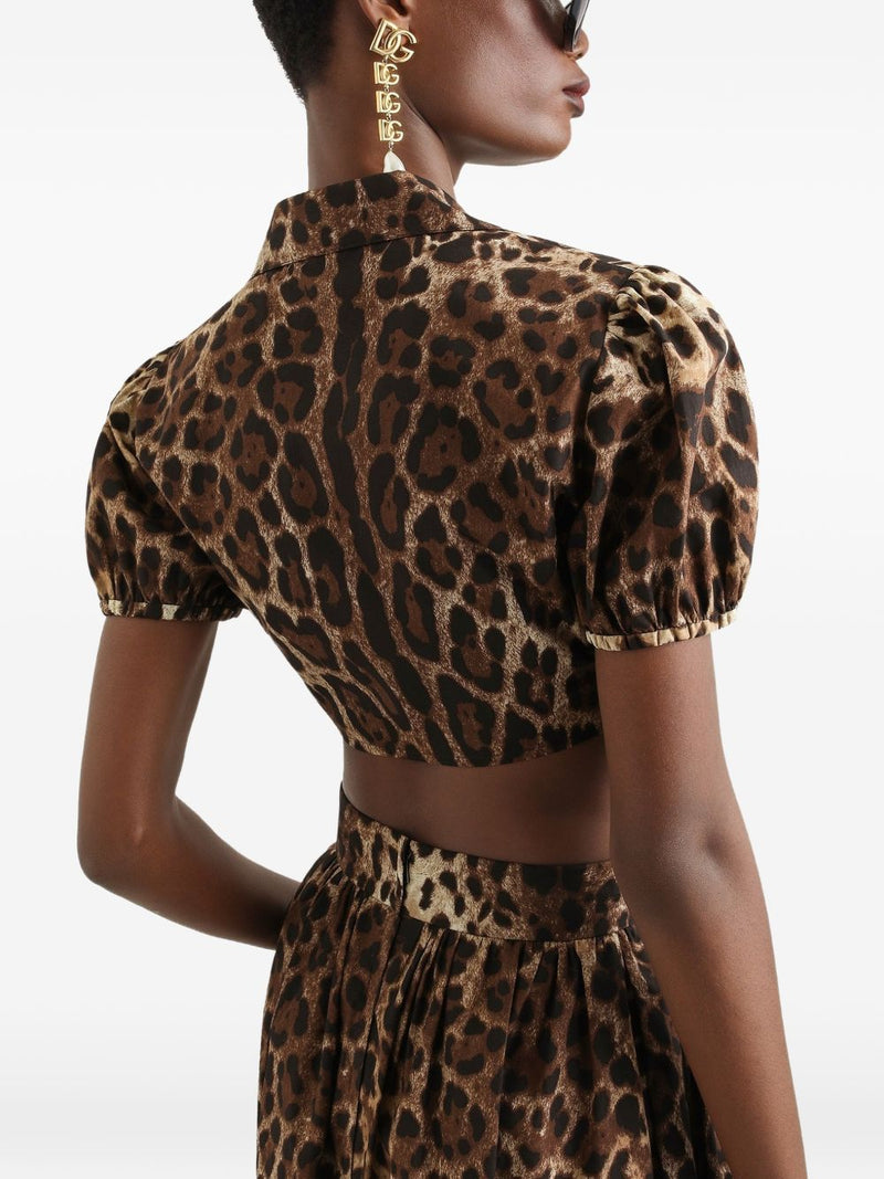 Dolce & Gabbana Dolce & Gabbana Shirts LEOPARD PRINT