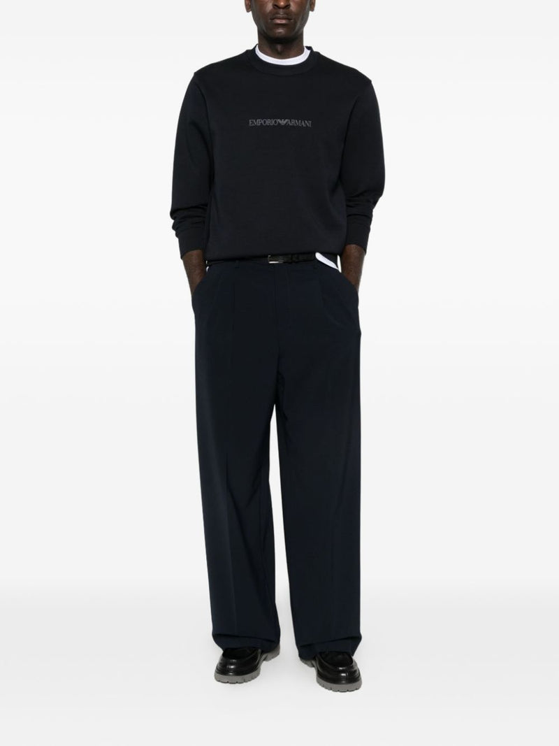 Emporio Armani Sweaters NAVY