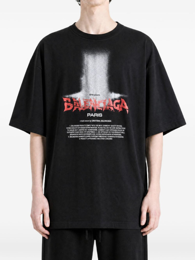 Balenciaga Balenciaga T-shirts and Polos BLACK
