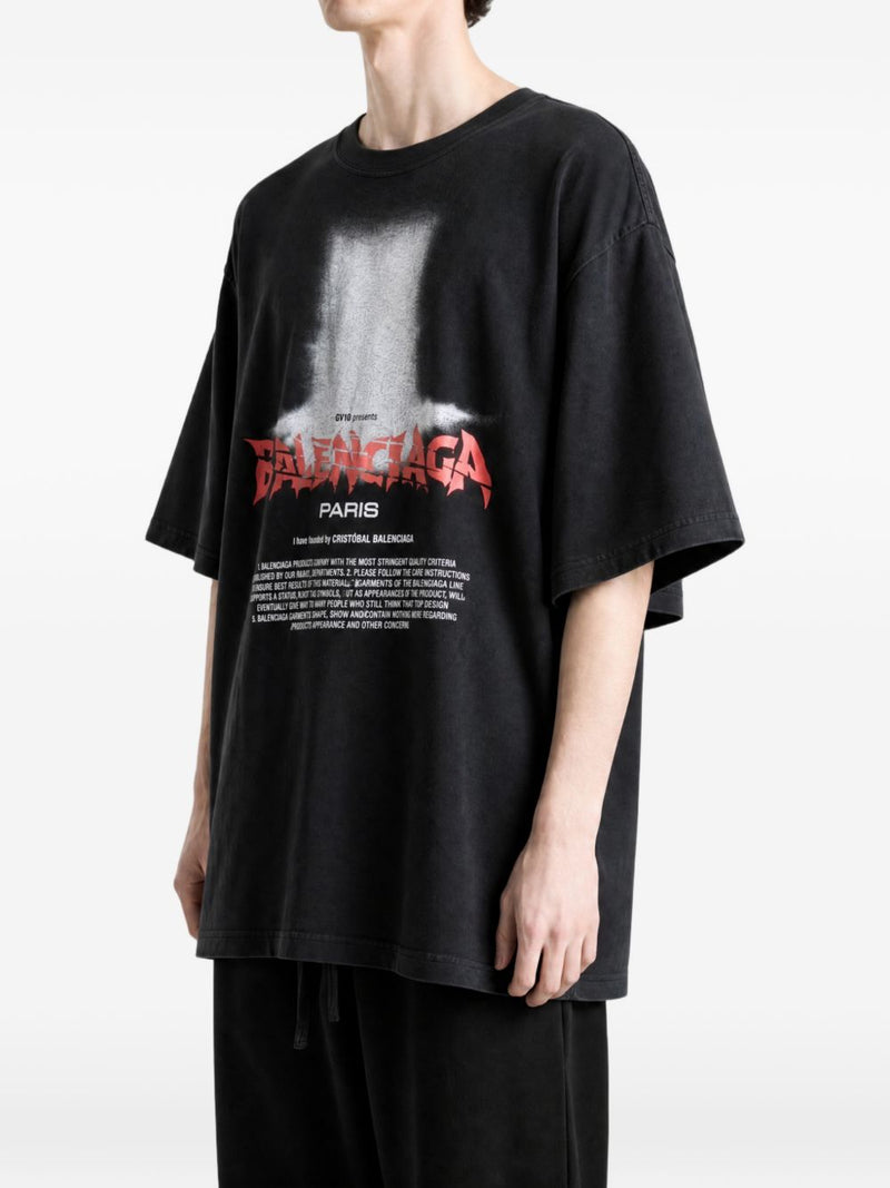 Balenciaga Balenciaga T-shirts and Polos BLACK