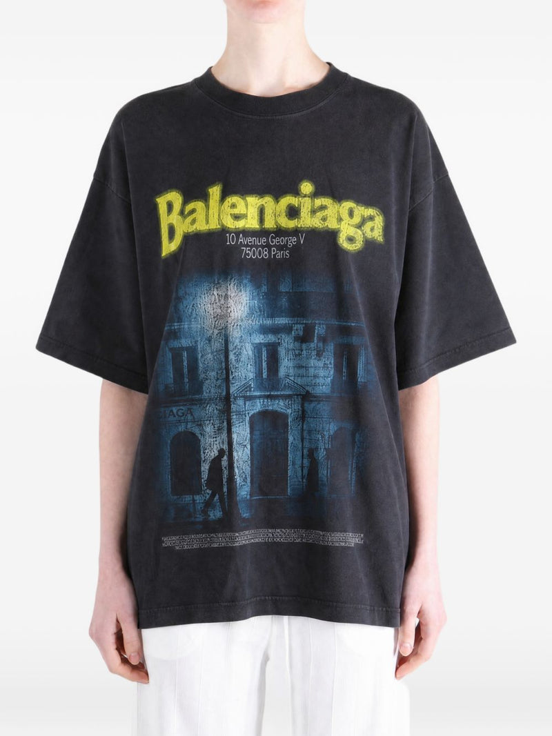 Balenciaga Balenciaga T-shirts and Polos BLACK