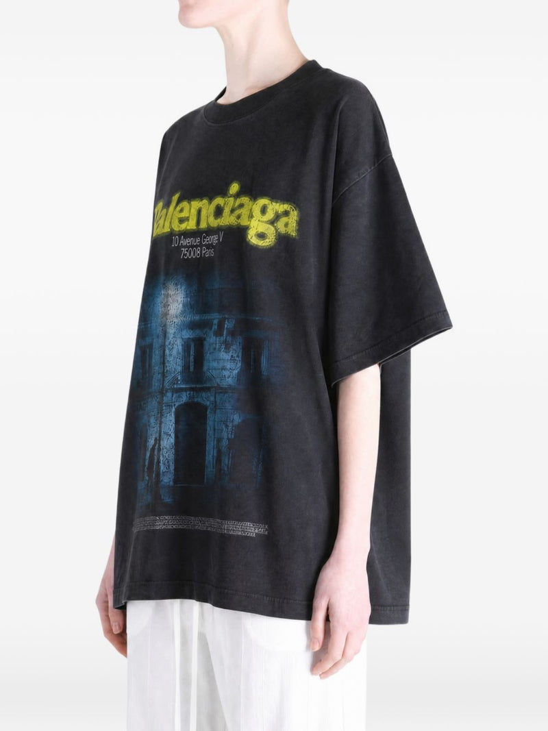 Balenciaga Balenciaga T-shirts and Polos BLACK