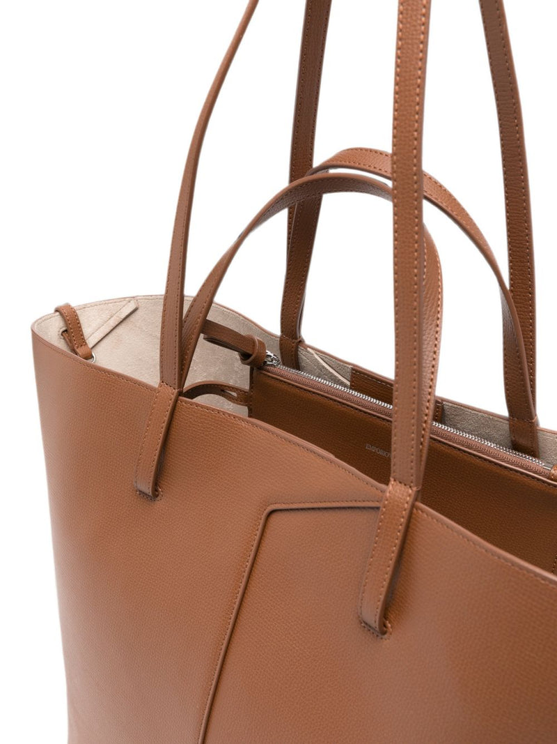 Emporio Armani Emporio Armani Leather Tote Bag