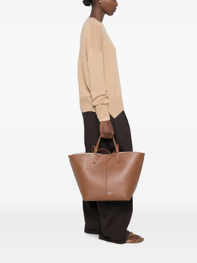 Emporio Armani Emporio Armani Leather Tote Bag