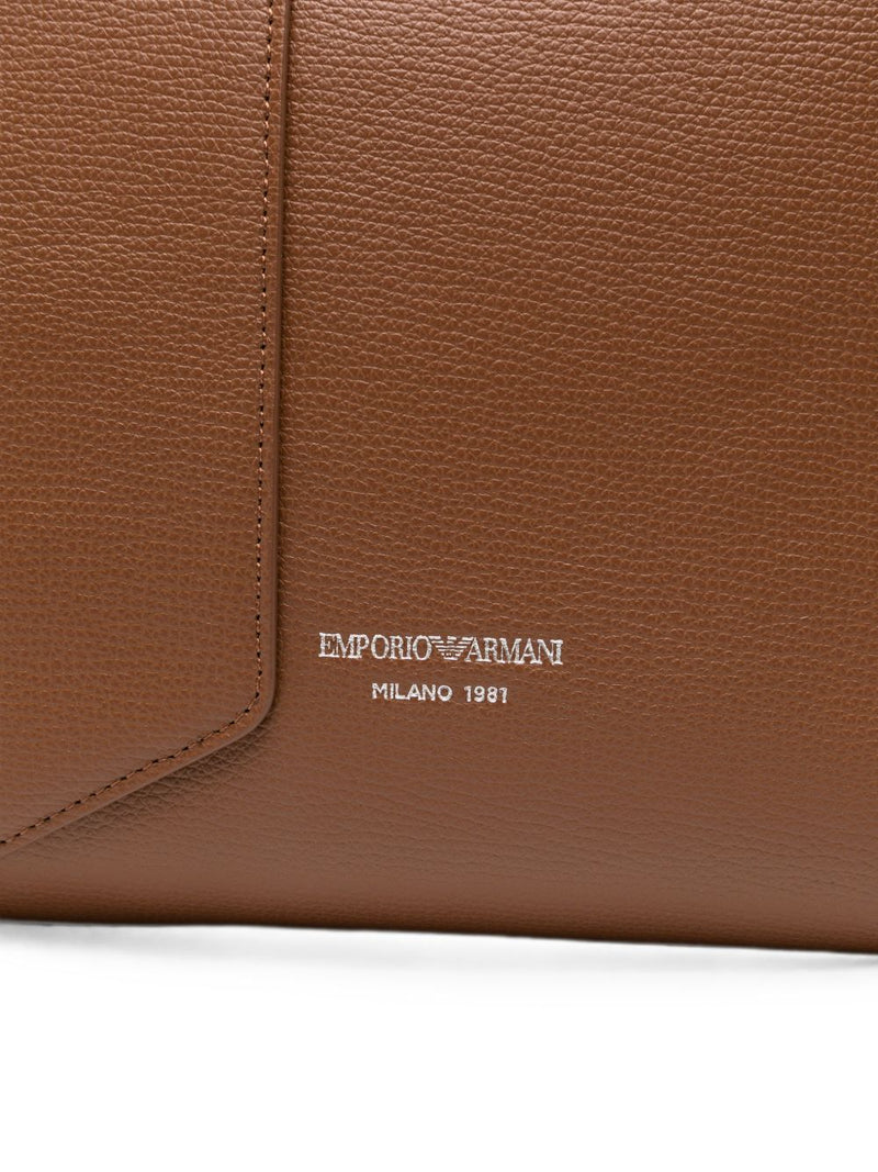 Emporio Armani Emporio Armani Leather Tote Bag