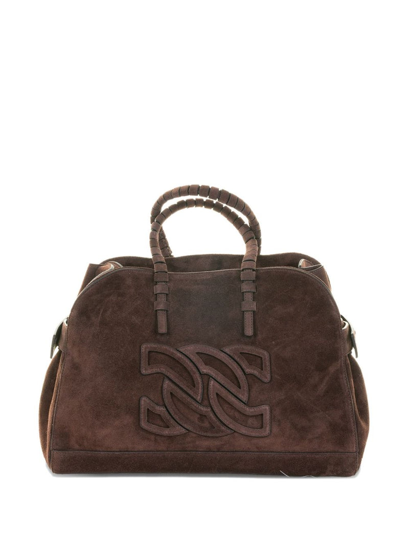 Casadei Casadei Park Avenue Suede Bag