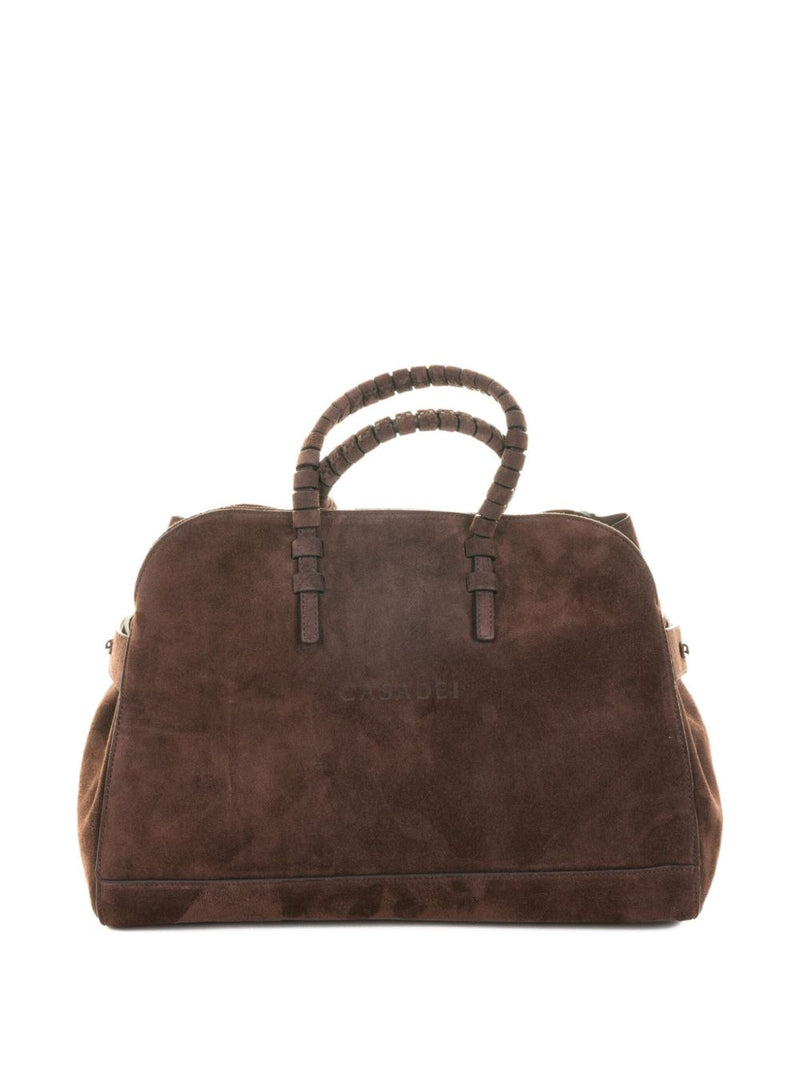 Casadei Casadei Park Avenue Suede Bag