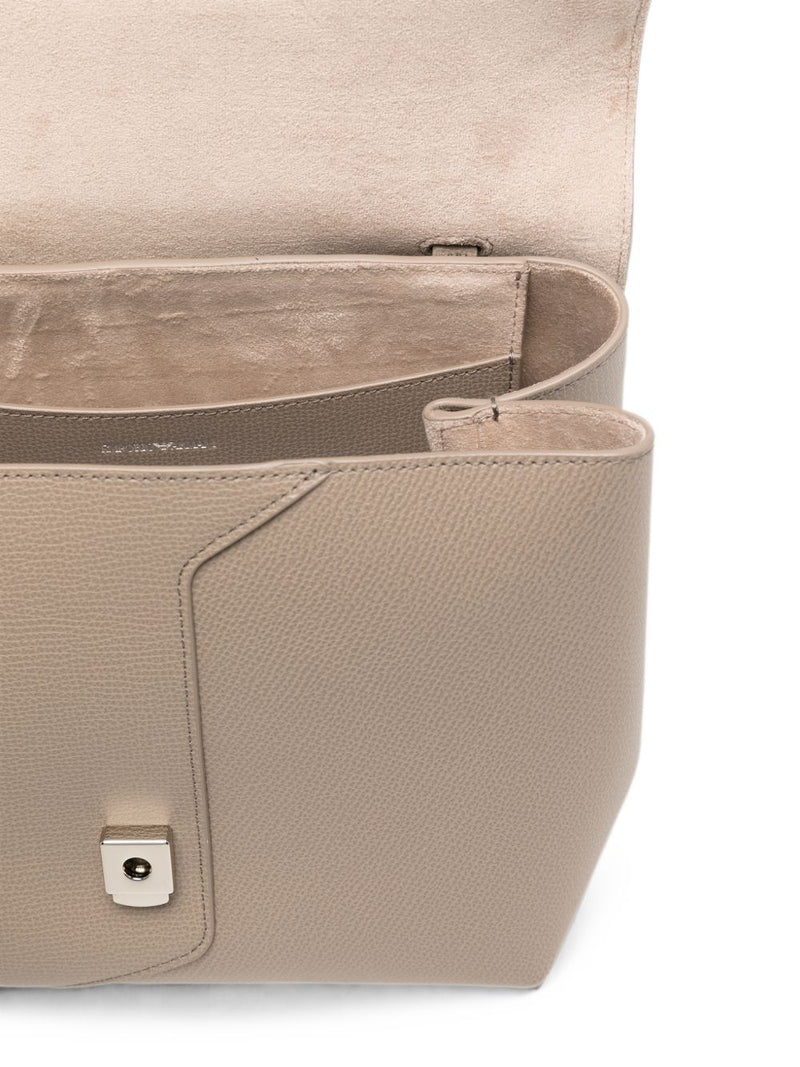 Emporio Armani Emporio Armani Leather Foldover Bag