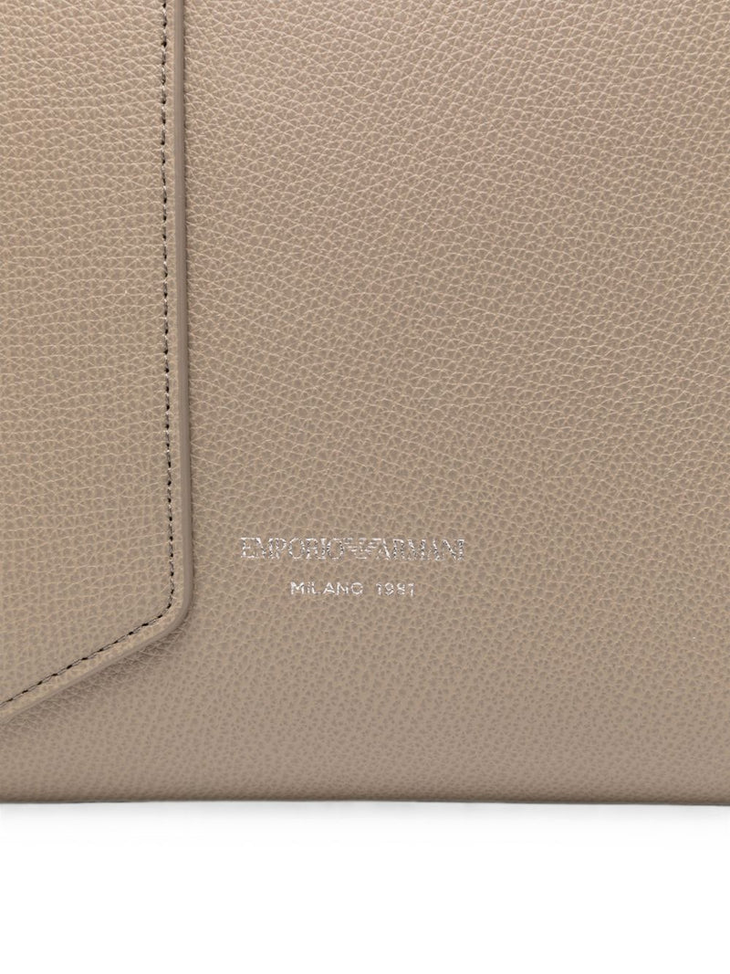 Emporio Armani Emporio Armani Leather Tote Bag