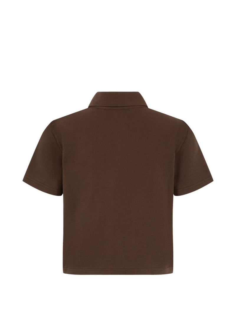 Saint Laurent Saint Laurent T-shirts and Polos BROWN