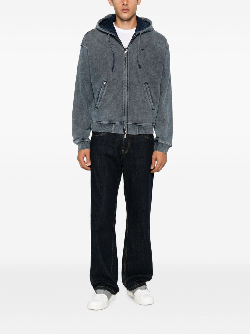 Emporio Armani Sweaters NAVY