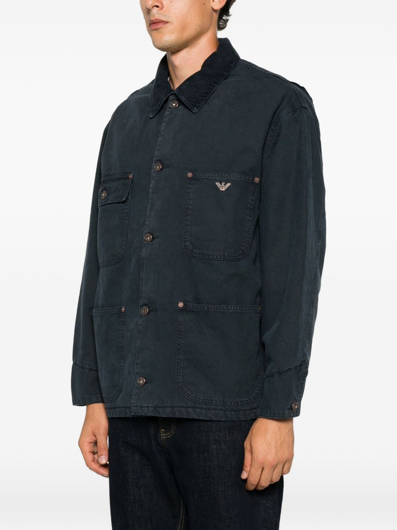 Emporio Armani Jackets NAVY