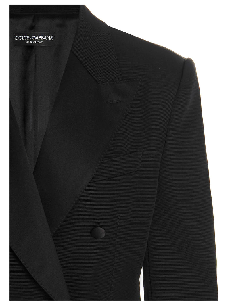 Dolce & Gabbana Dolce & Gabbana Padded Shoulders Double-breasted Blazer Jacket