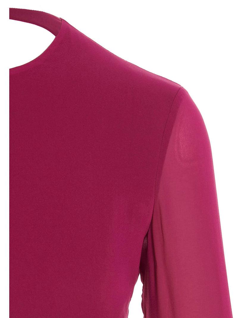 The Andamane The Andamane Cropped Georgette Top