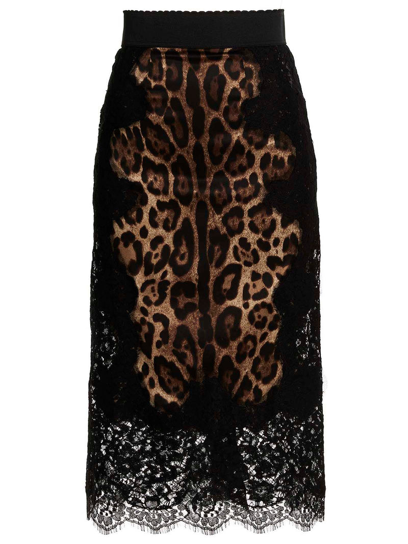 Dolce & Gabbana Dolce & Gabbana Animalier Skirt