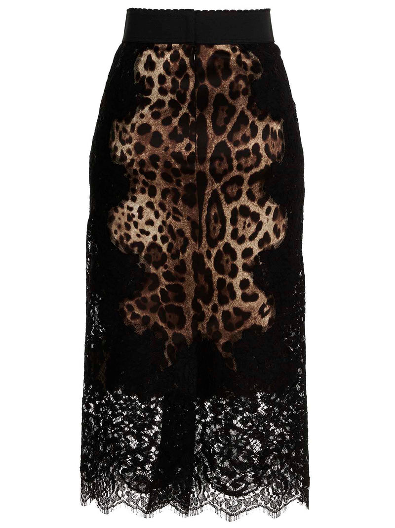 Dolce & Gabbana Dolce & Gabbana Animalier Skirt