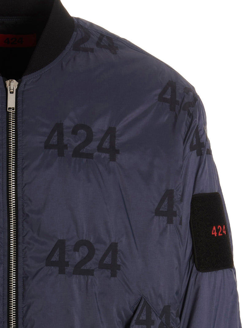424 424 Reversible Logo Bomber Jacket.