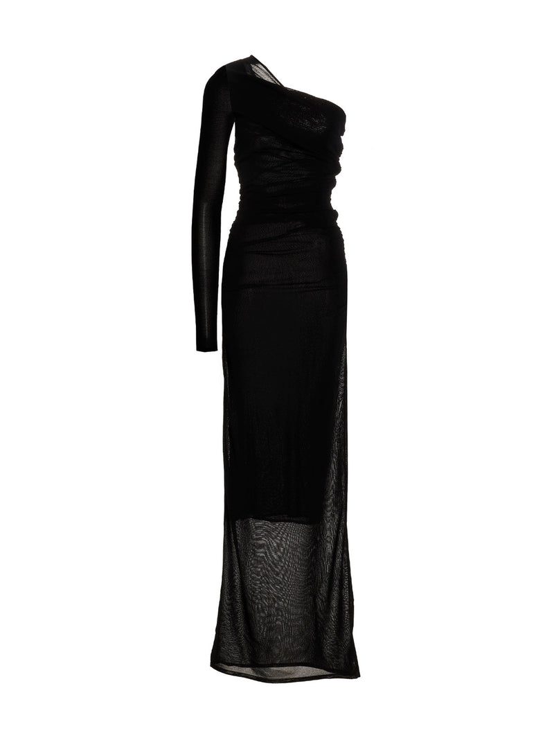 Saint Laurent Saint Laurent Draped Long Dress