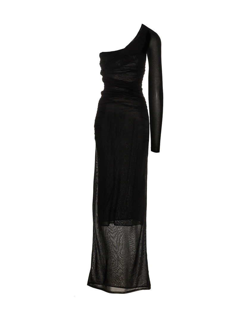 Saint Laurent Saint Laurent Draped Long Dress