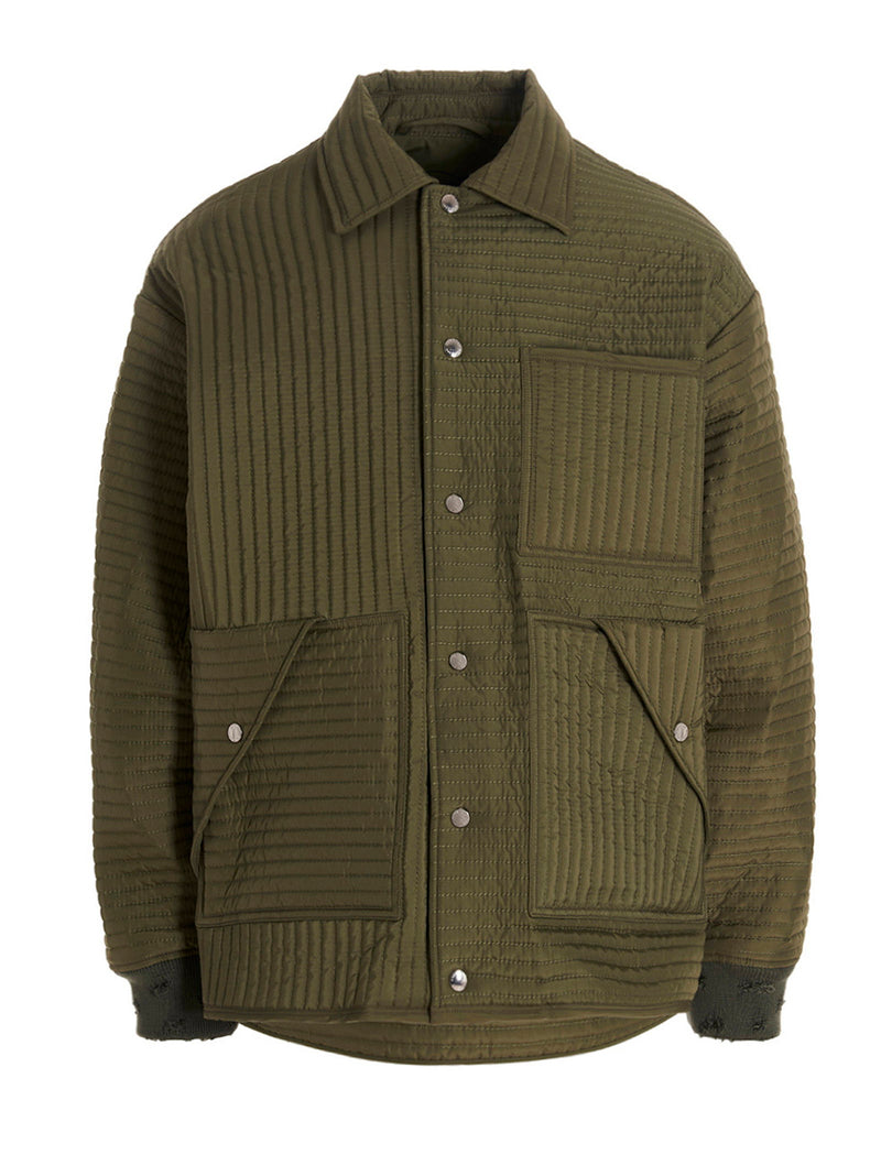 Khrisjoy Khrisjoy Chore Quilted Stripes Down Jacket