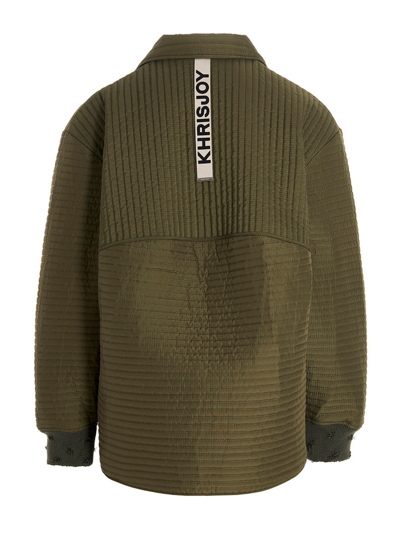 Khrisjoy Khrisjoy Chore Quilted Stripes Down Jacket