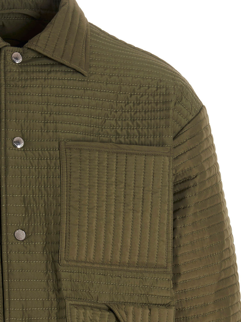 Khrisjoy Khrisjoy Chore Quilted Stripes Down Jacket