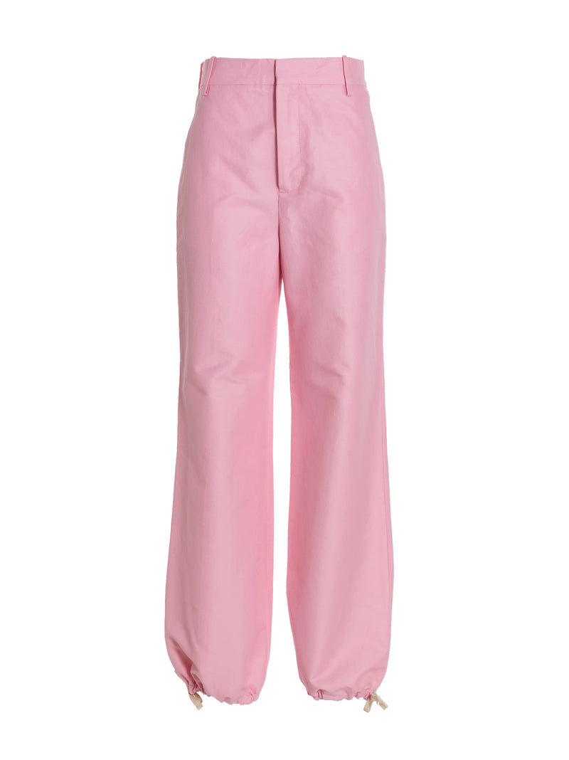 Marni Marni Logo Embroidery Pants