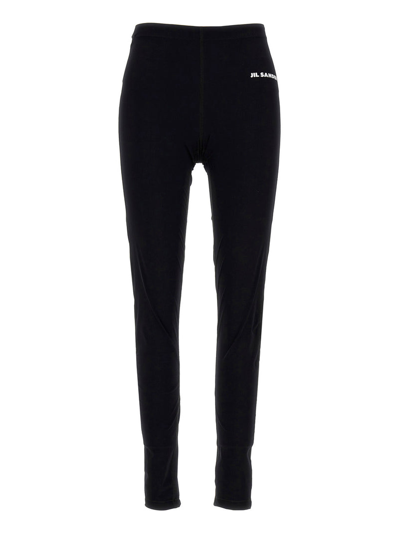 Jil Sander Logo Print Leggings | Urbalenti™ NYC