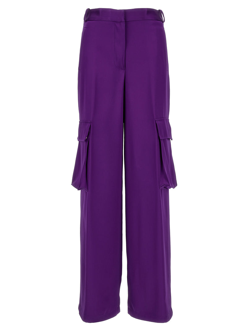 Versace Satin Cargo Pants | Urbalenti™ NYC