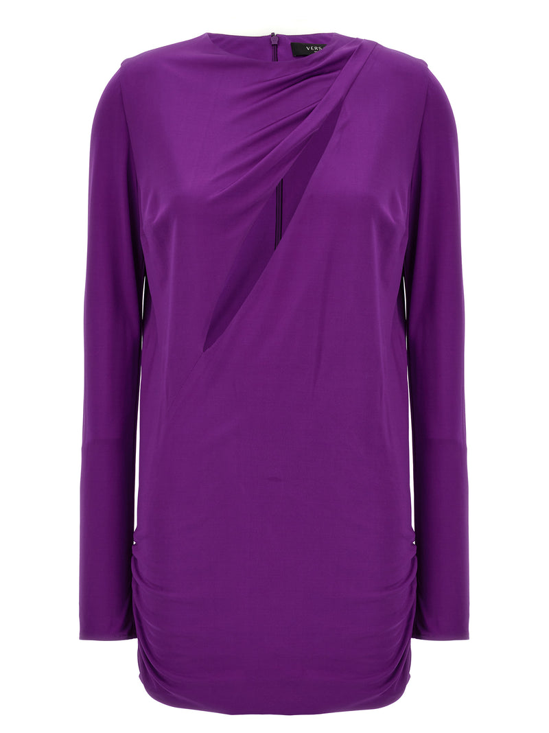 Versace Cut Out Jersey Dress | Urbalenti™ NYC