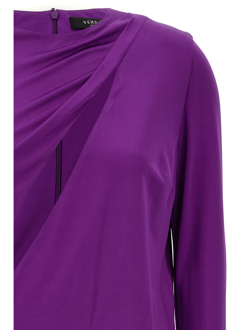 Versace Cut Out Jersey Dress | Urbalenti™ NYC