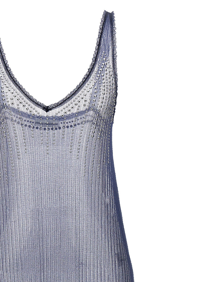 Paco Rabanne Paco Rabanne Studded Mesh Dress