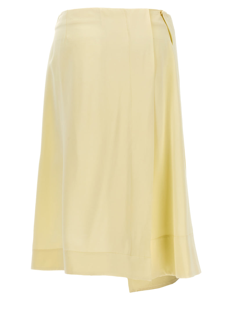 Jil Sander Jil Sander Satin Skirt With Side Slit