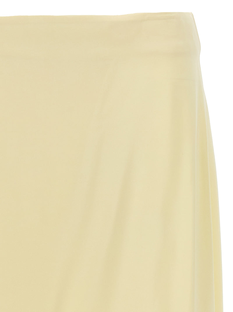 Jil Sander Jil Sander Satin Skirt With Side Slit