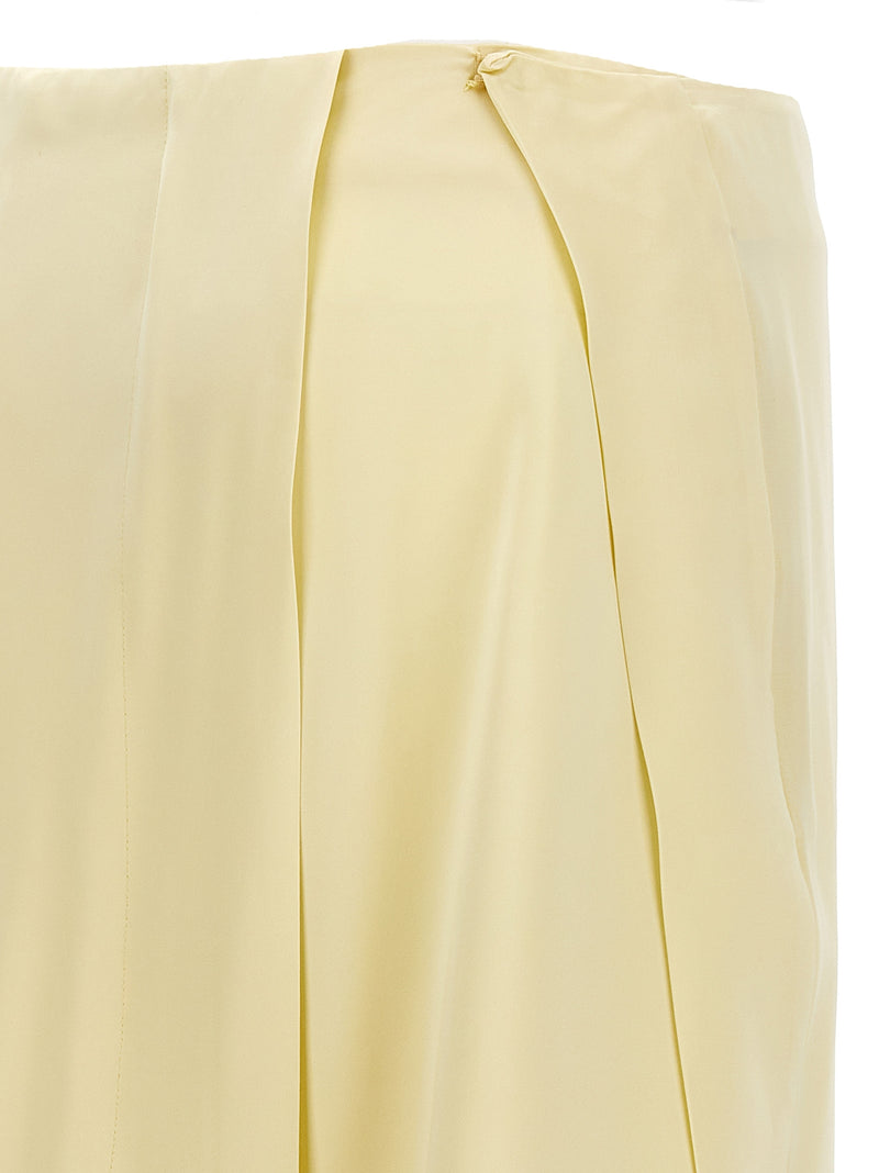 Jil Sander Jil Sander Satin Skirt With Side Slit