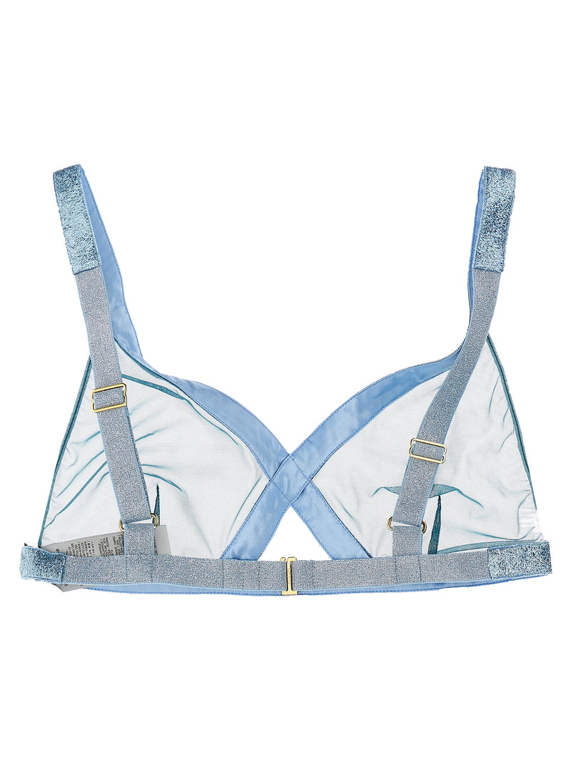 Tom Ford Iridescent Sable Tulle Top | Urbalenti™ NYC