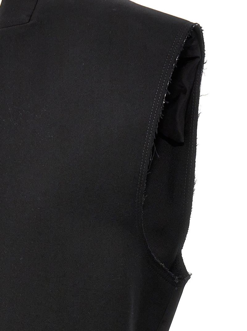 Jil Sander Jil Sander Two-material Long Vest