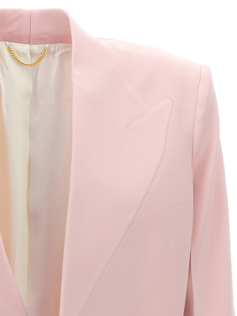 Victoria Beckham Single-breasted Blazer Jacket | Urbale... | Urbalenti™ NYC
