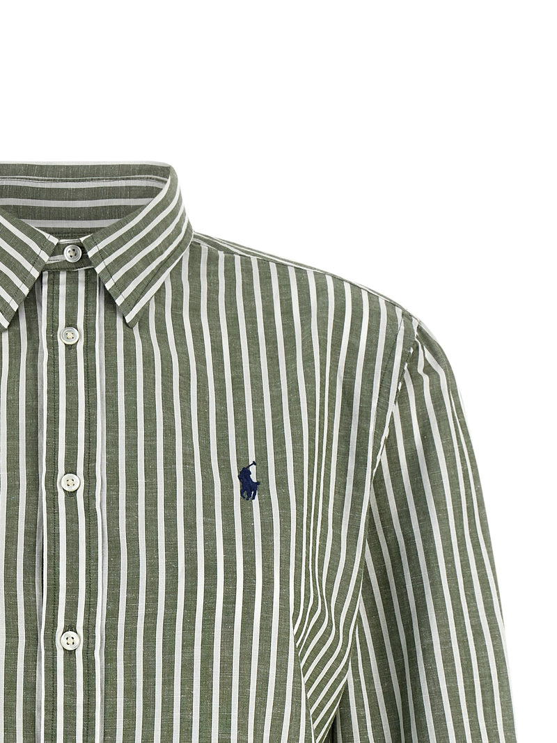Polo Ralph Lauren Cotton And Linen Shirt | Urbalenti™ NYC