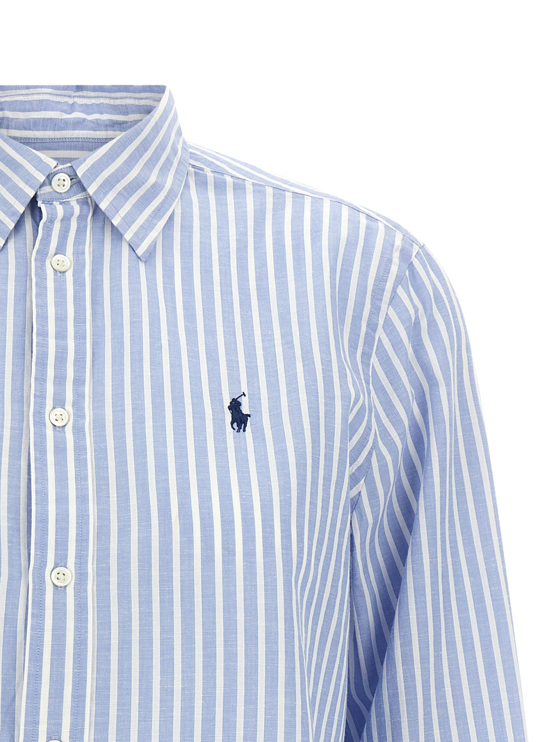 Polo Ralph Lauren Cotton And Linen Shirt | Urbalenti™ NYC