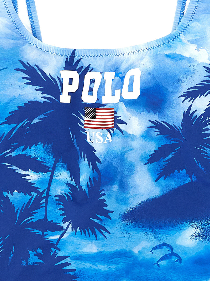 Polo Ralph Lauren Polo Ralph Lauren Polo One-piece Swimsuit