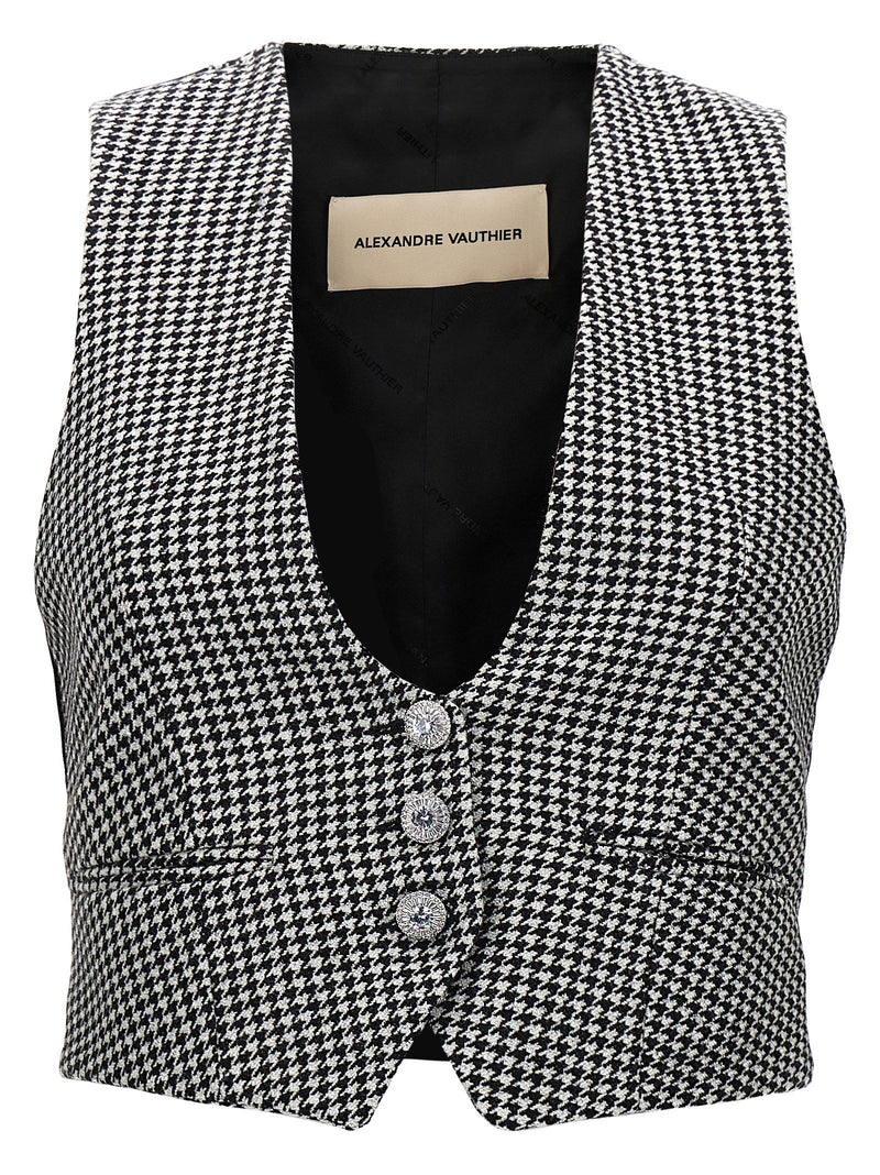 Alexandre Vauthier Alexandre Vauthier Houndstooth Waistcoat